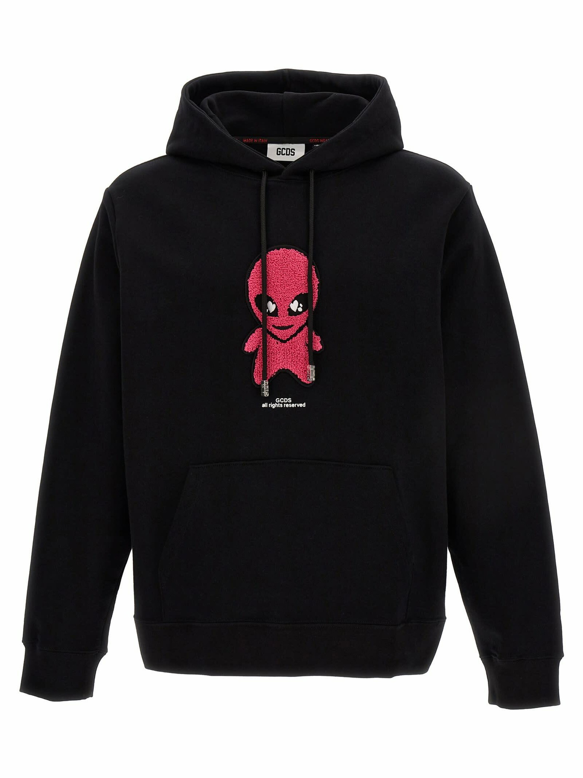GCDS Green Rick and Morty Edition Logo Hoodie GCDS