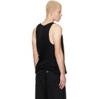 Rick Owens Black Tower Draped Pony Tank Top