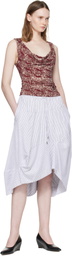 Vivienne Westwood Red & Beige Anna Top