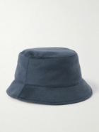 Loro Piana - Cityleisure Suede-Trimmed Storm System® Cashmere Bucket Hat - Blue