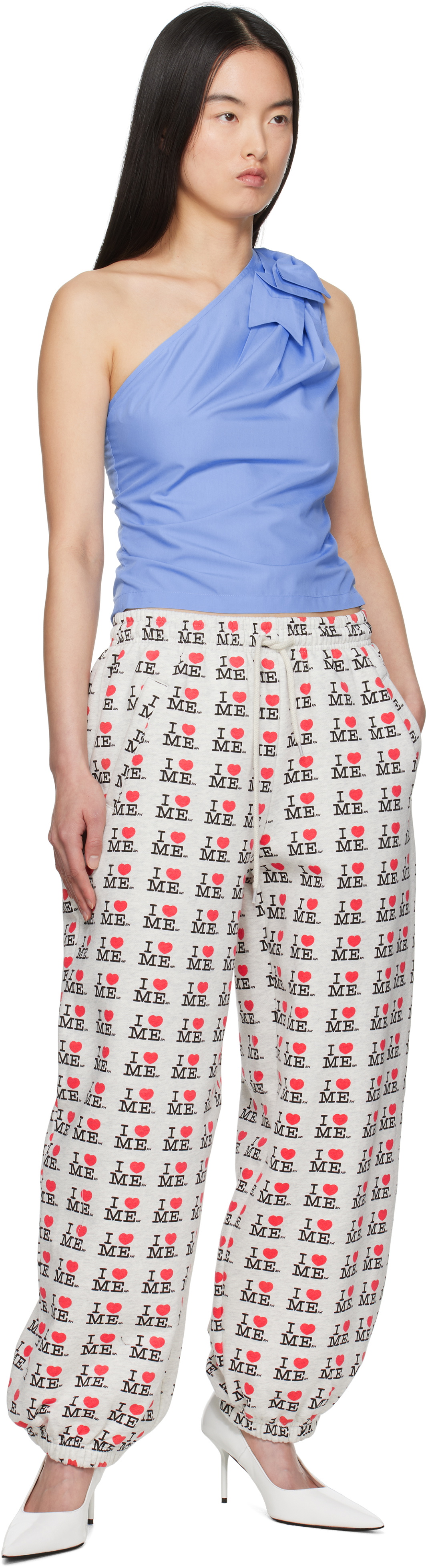 Ashley Williams Gray 'I Heart Me' Sweatpants Ashley Williams