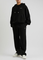 Off-white Vanish Arrow Logo Cotton Sweatpants Black