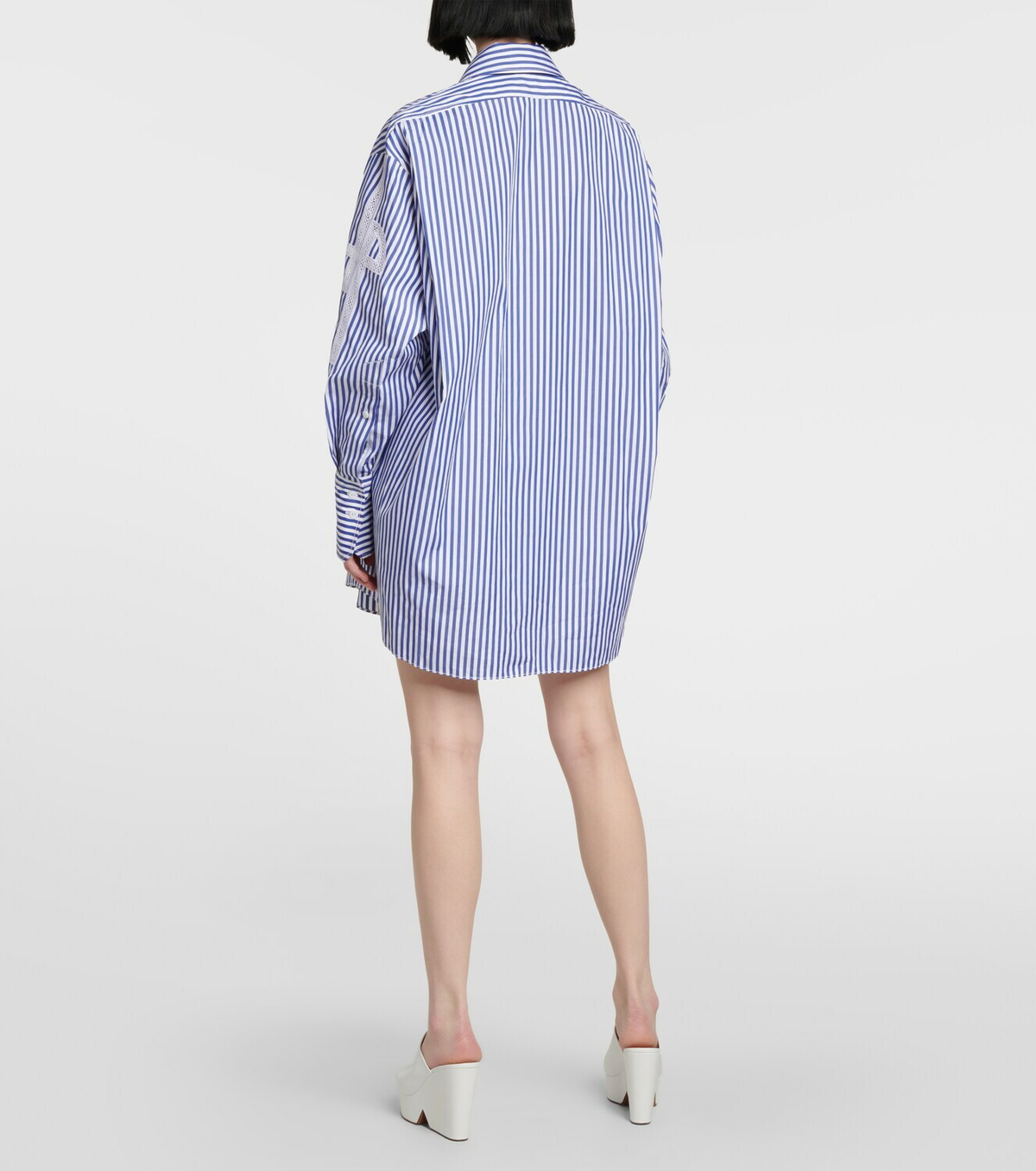 Patou Striped cotton poplin shirt