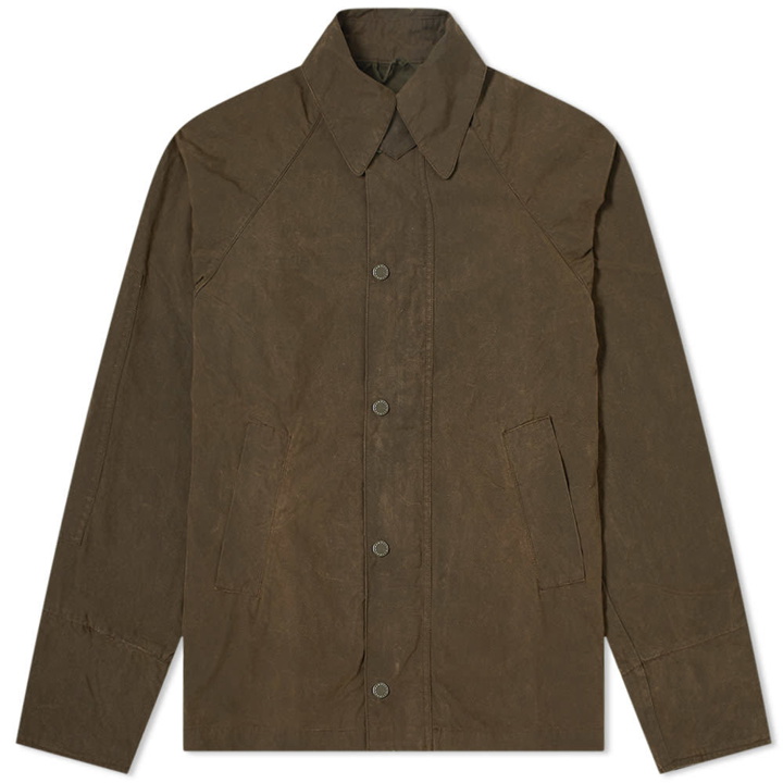 Photo: Barbour x Engineered Garments Washed Graham Casual Jacket