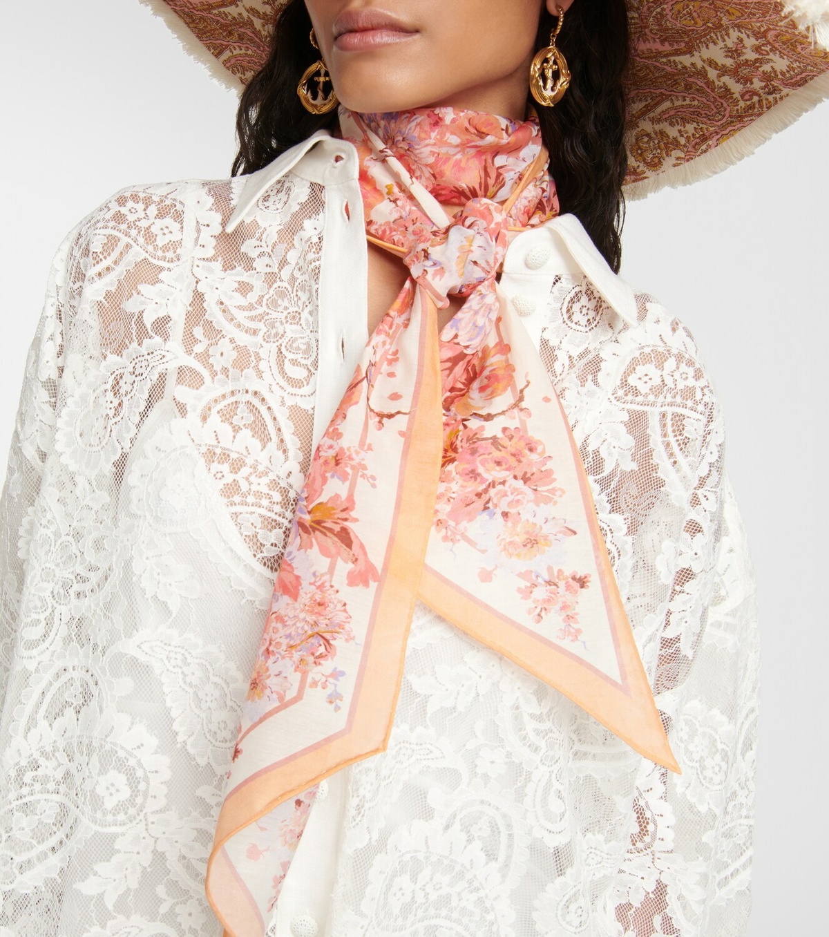 ZIMMERMANN ジマーマン ワンピース Printed cotton wrap 945774 ZIMMERMANN ジマーマン ワンピース Printed cotton wrap 945774