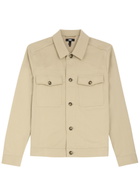Paige Alfred Stretch-cotton Jacket Cream