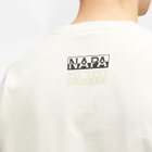 Napapijri Men's Jaman Logo Crew Sweatshirt in Beige Dimity