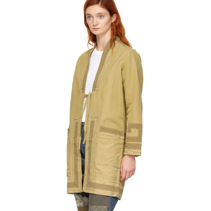 Visvim Beige Ruunpe Coat Visvim