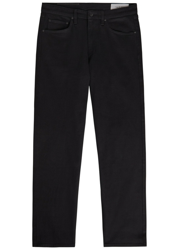 Photo: Rag & Bone Fit 4 Straight-leg Jeans Black