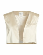 Forte_forte Womens Tailored Vest in Beige