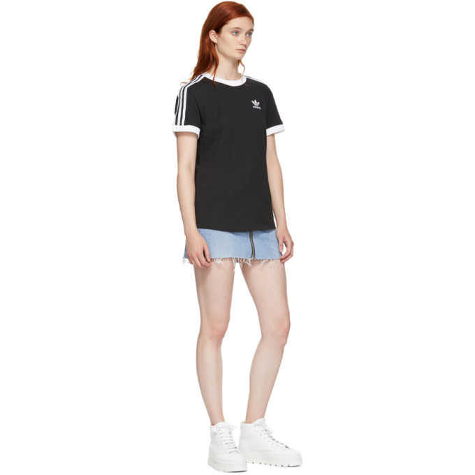 Adidas Originals Black 3 Stripes T Shirt Adidas Originals Adidas Originals Black 3 Stripes T Shirt Adidas Originals