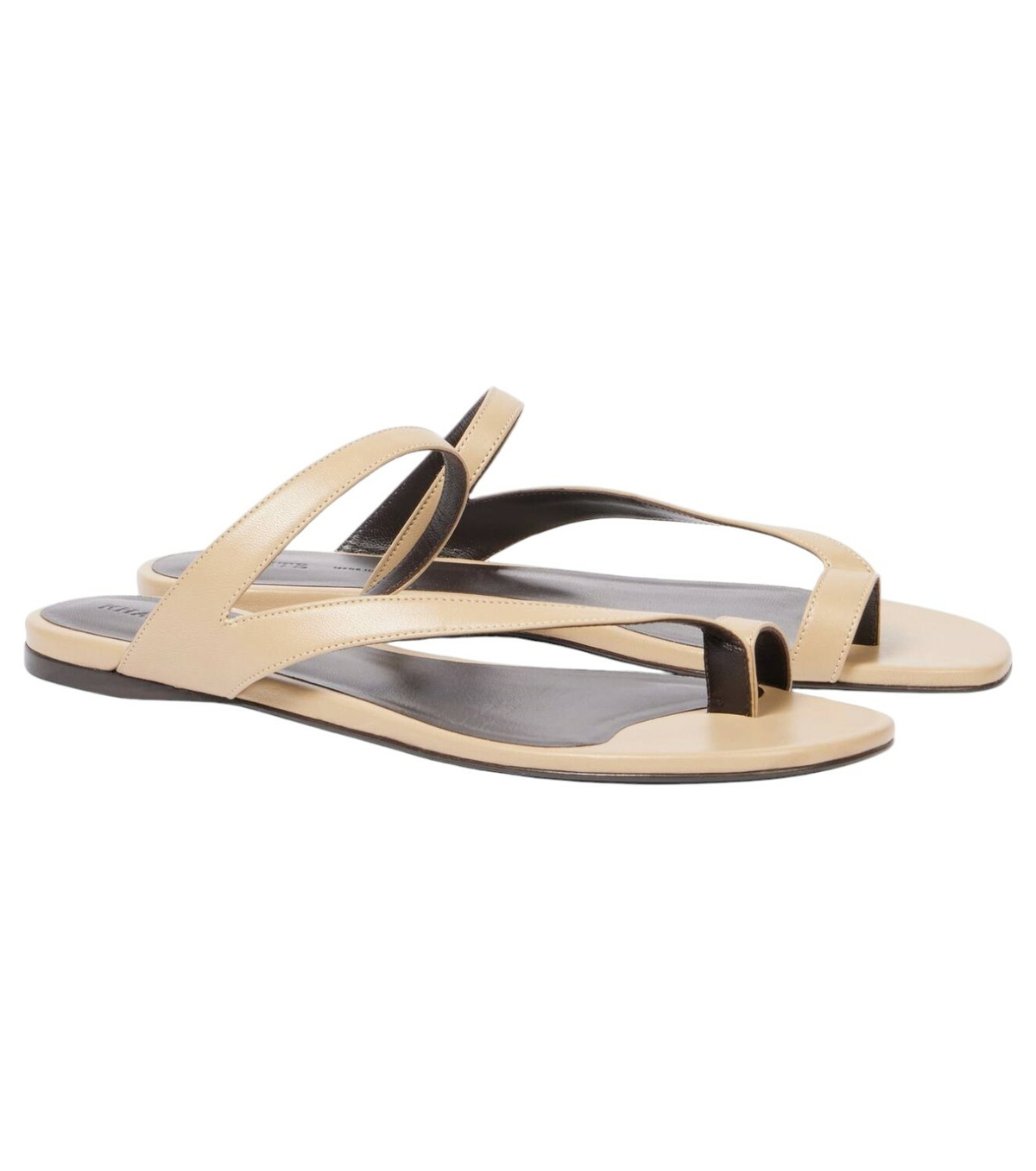 Khaite Loop 35 leather sandals Khaite