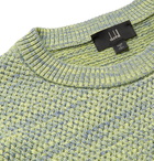 DUNHILL - Mélange Cotton Sweater - Yellow