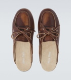 Miu Miu Leather mules