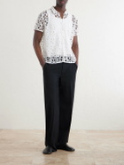 BODE - Primrose Cotton-Lace Shirt - Neutrals