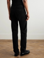 Massimo Alba - Straight-Leg Cotton-Corduroy Trousers - Black