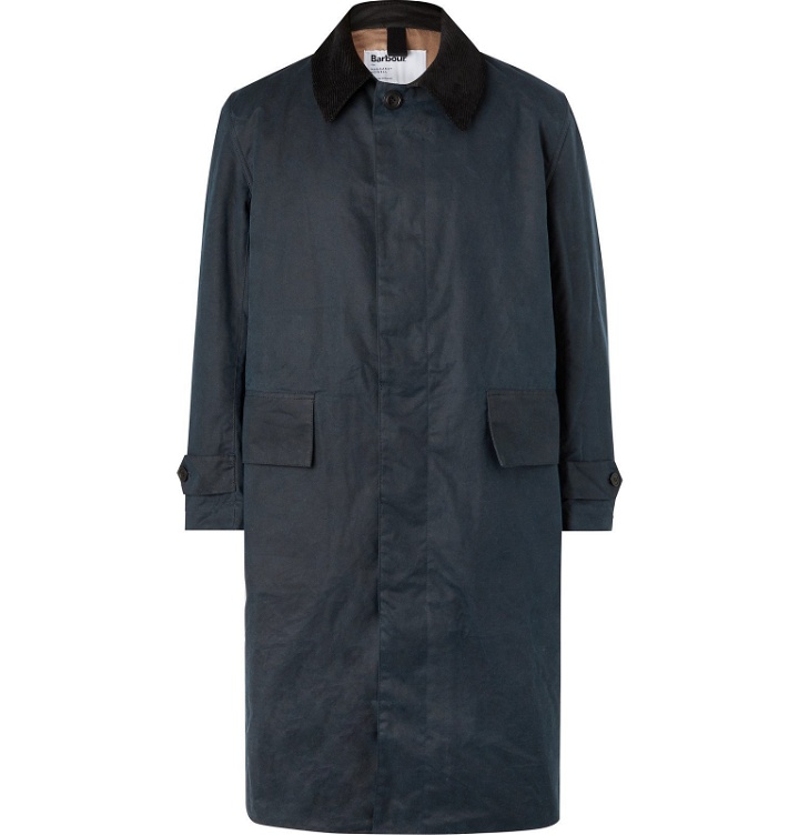 Photo: Barbour - Margaret Howell Waxed-Cotton Coat - Blue
