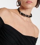 Y/Project Y Heart leather choker