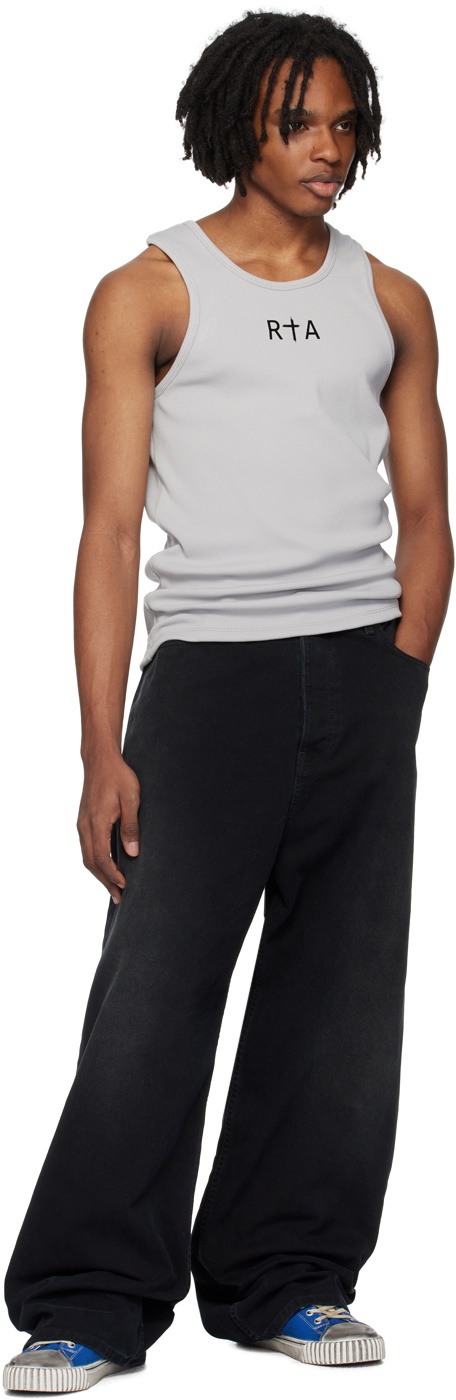 RTA Gray Flocked Tank Top