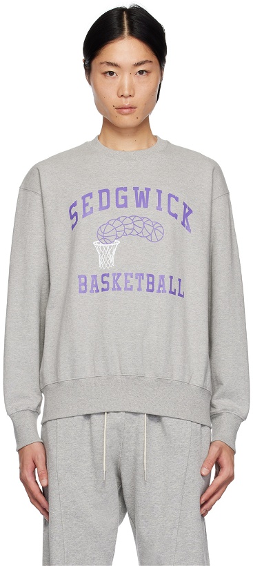 Photo: Uniform Bridge Gray 'Basketball' Sweatshirt