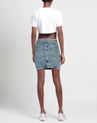 Martine Rose Womens Denim skirt in Blue