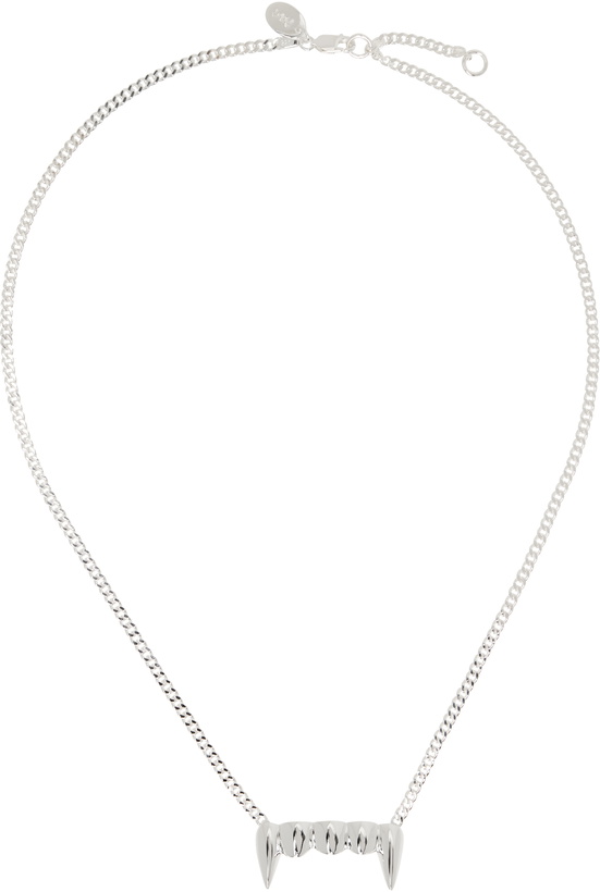 Photo: Perks and Mini Silver Fangz Necklace