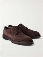 George Cleverley - Archie Suede Derby Shoes - Brown