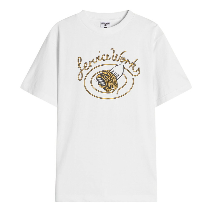 Photo: Service Works Men's Spaghetti T-Shirt in White