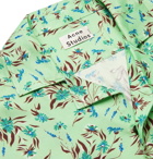 Acne Studios - Simon Camp-Collar Floral-Print Twill Shirt - Green