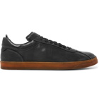 Officine Creative - Karma Washed-Leather Sneakers - Men - Black