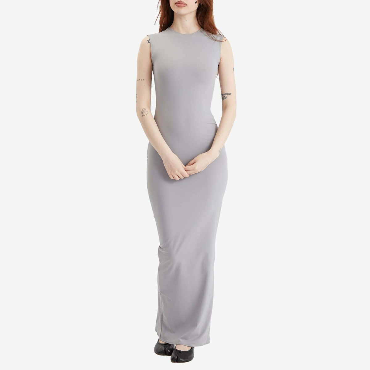 Entire Studios Women's Sleeveless Maxi Dress in Rhino