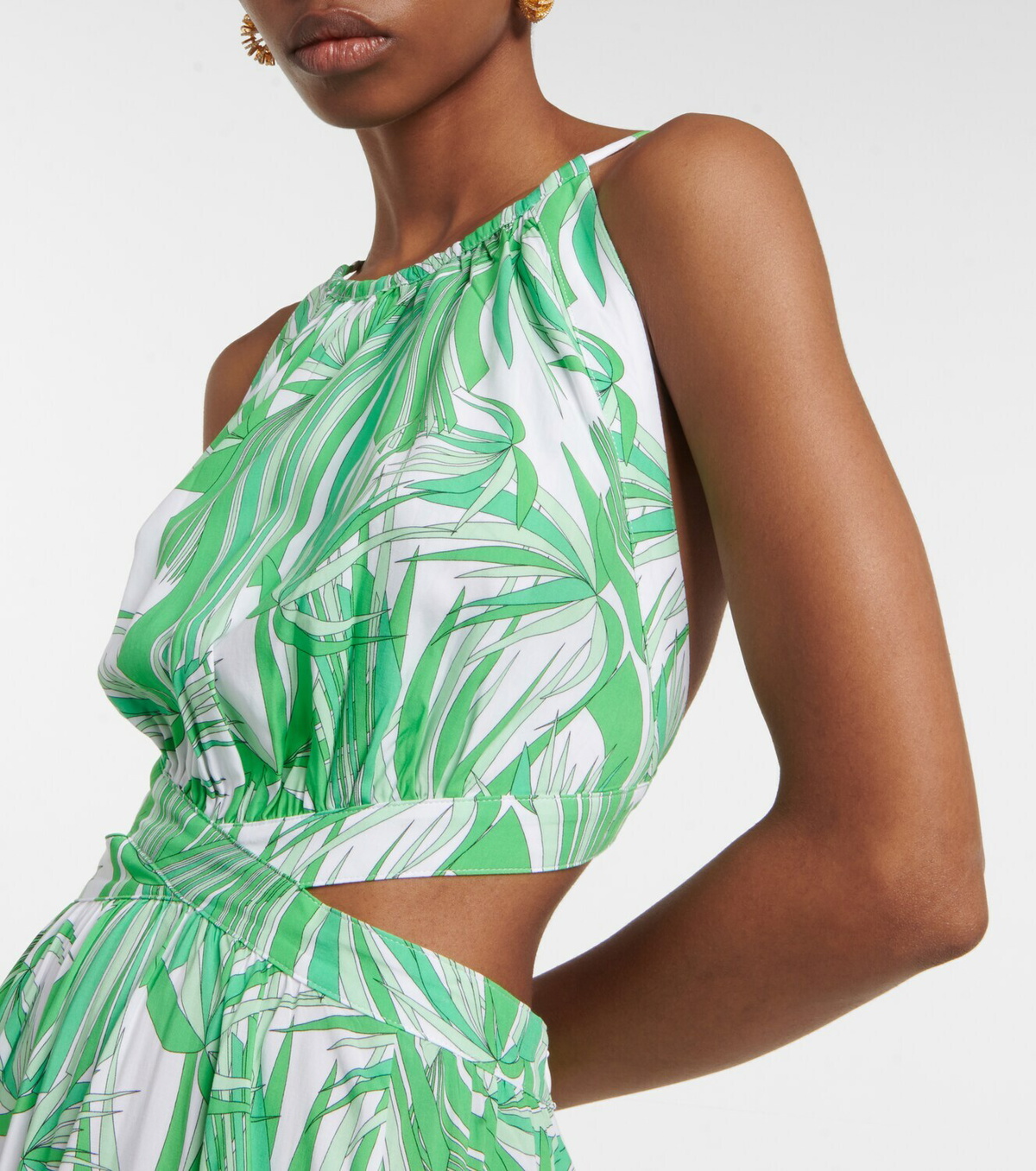 melissa odabash green dress Melissa Odabash Jenny Pointelle-Knit Coverup Dress main image 0