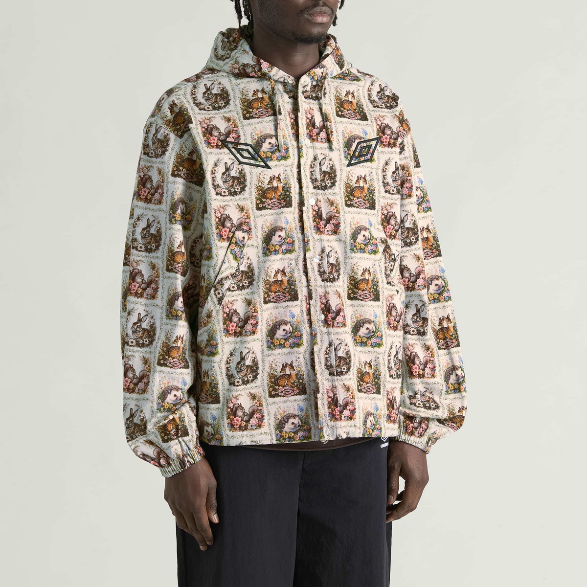 Umbro by Slam Jam Men's Cub Masked Shirt in Ivory