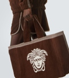 Versace Medusa cotton-terry jacquard tote bag