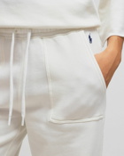 Polo Ralph Lauren Wmns Crop Pant Ankle Athletic White - Womens - Sweatpants