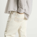 Drake's Men's 5 Pocket Selvedge Jeans in Ecru