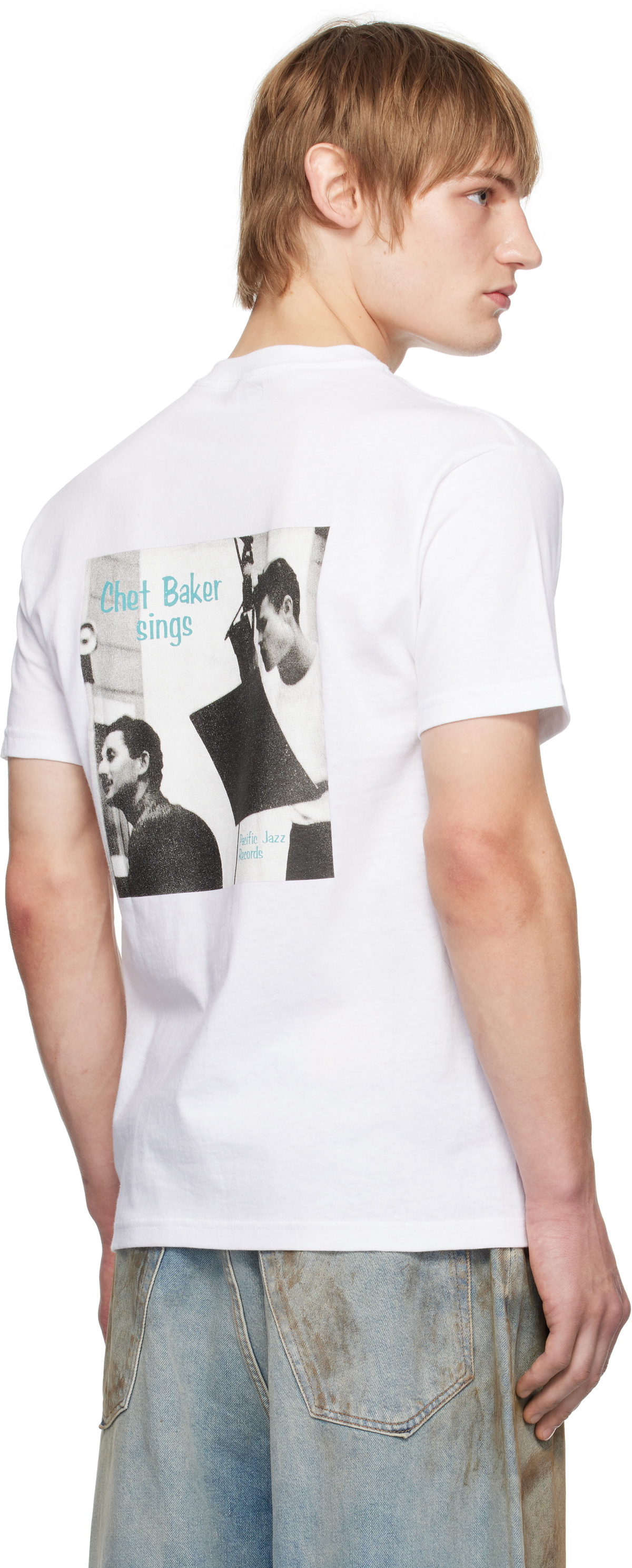 WACKO MARIA White 'Chet Baker' T-shirt