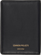 Common Projects Black Leather Card Holder