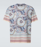 Etro Paisley cotton jersey T-shirt