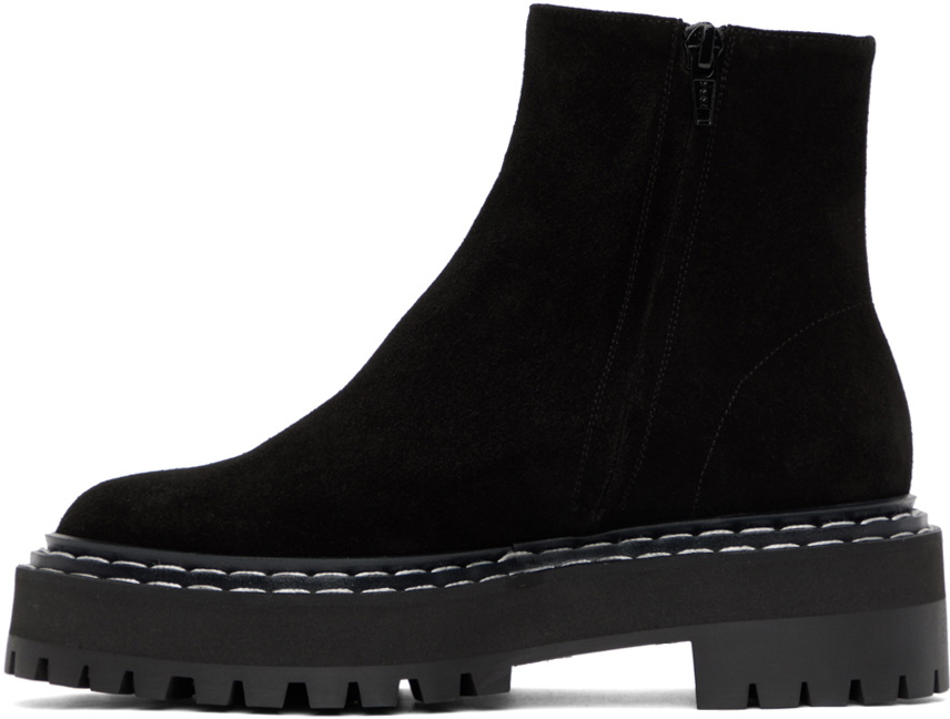 thumbnail image 2 of Women's Italian Leather Chelsea Boots - Chunky Platform Ankle Booties For Fall & Winter 2 of 14