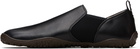 LEMAIRE Black Vibram Glove Slip On Leather Sneakers