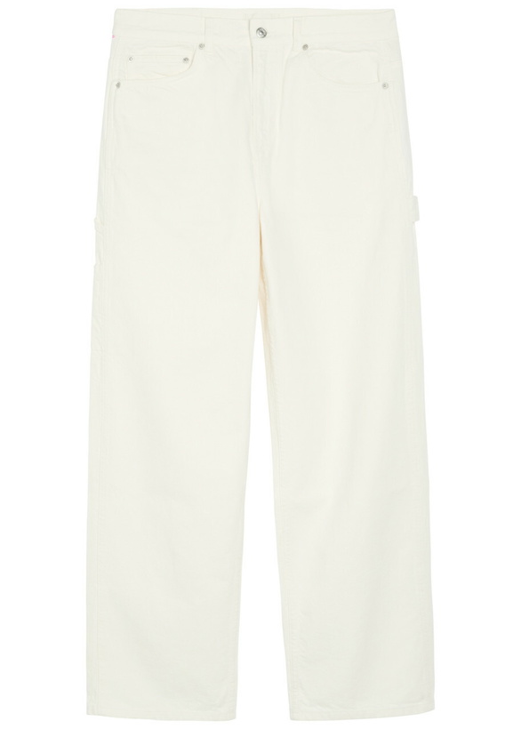 Photo: Les Deux Carpenter Straight-leg Jeans Ivory