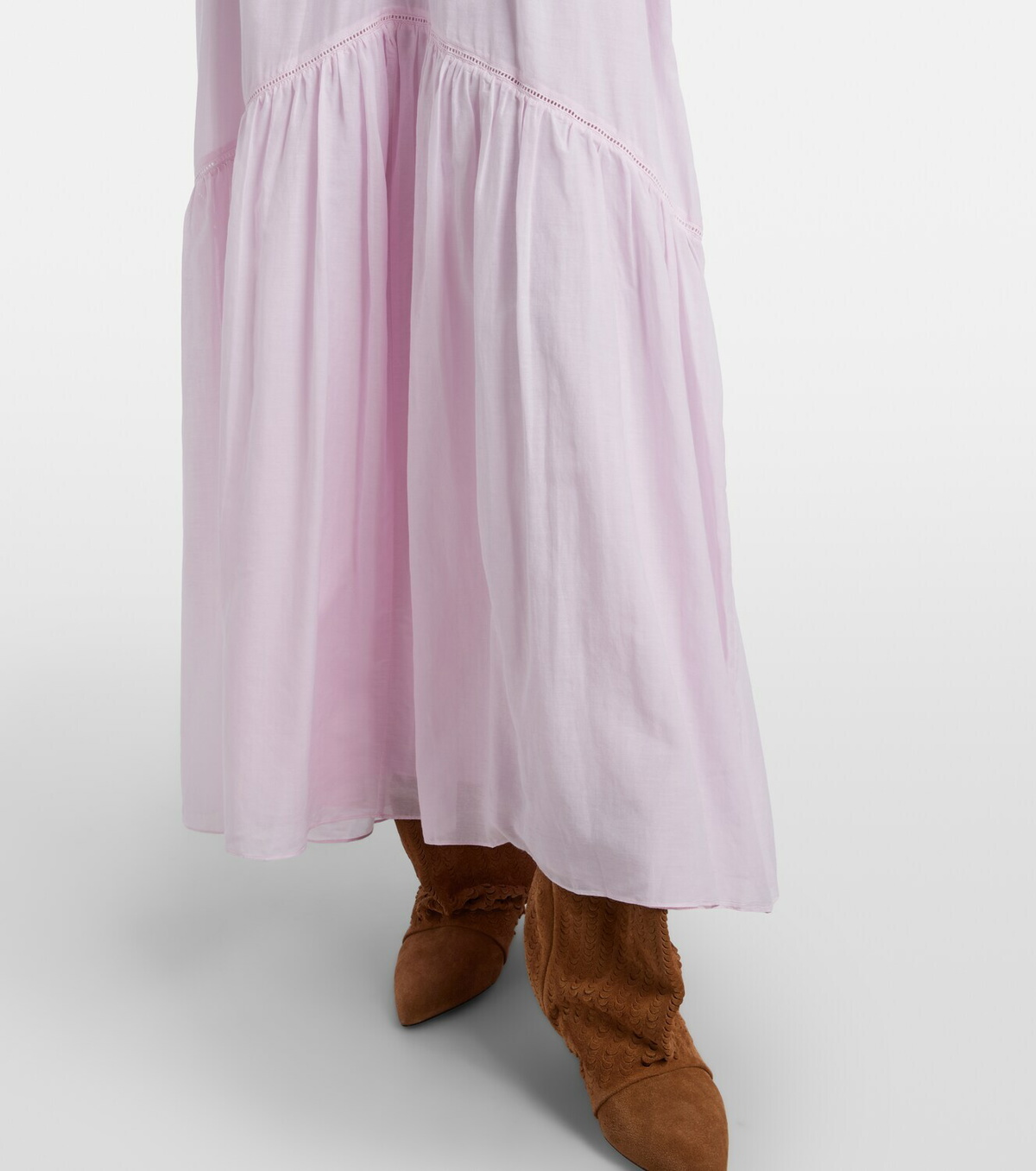 Marant Etoile Vasma ruffled cotton-blend maxi dress