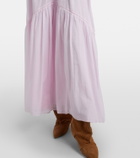 Marant Etoile Vasma ruffled cotton-blend maxi dress