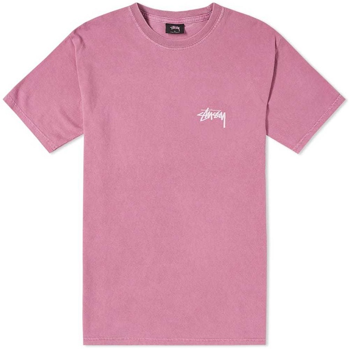 Photo: Stussy Ace Pigment Dyed Tee Pink