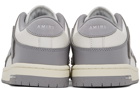 AMIRI Grey & White Skel Top Low Sneakers
