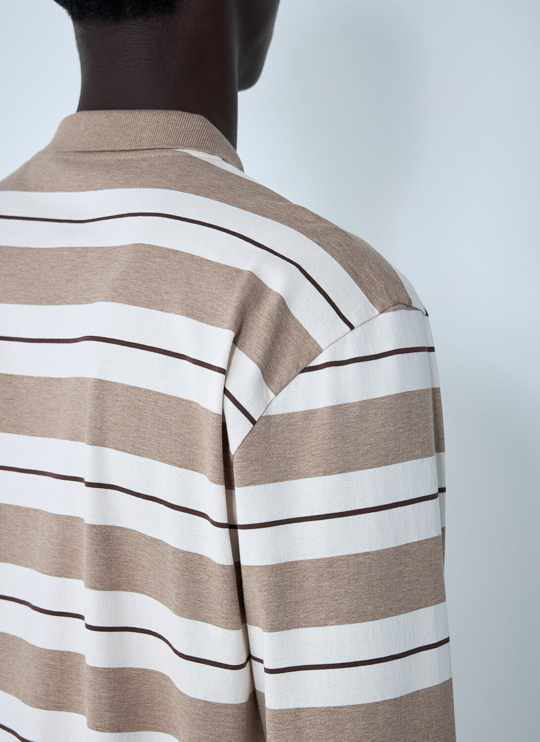 Miu Miu Striped Polo Shirt