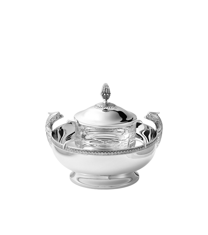 Photo: Christofle Malmaison silver-plated caviar serving set