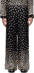 Anna Sui Black Polka Pyjama Pants