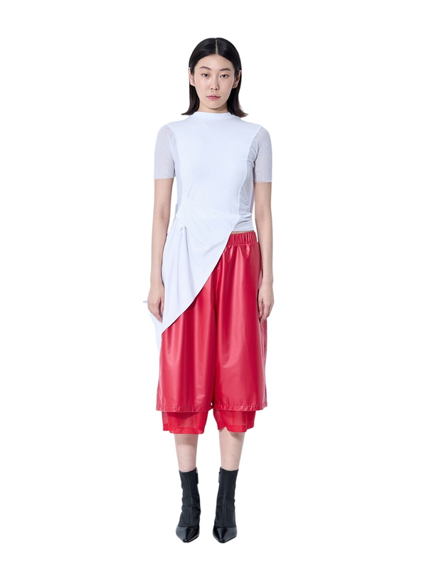 Photo: Sia Arnika Draped Mesh Top